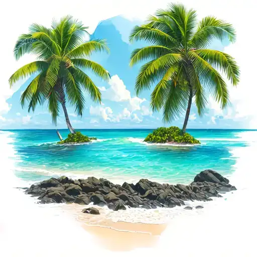 Aruba island tattoo design idea