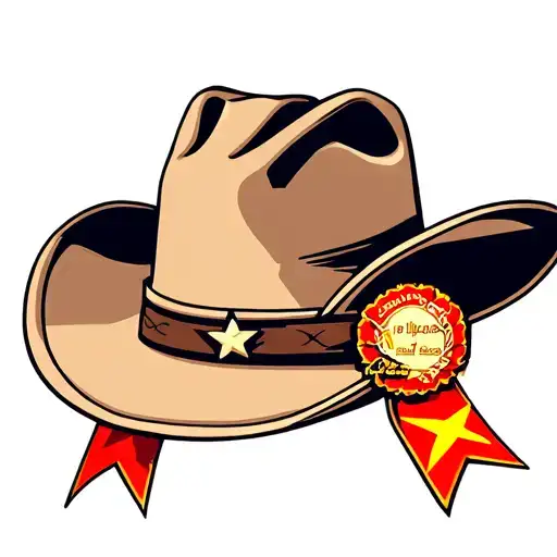 Elvis Presley, old cowboy hat, Vietnam service ribbon tattoo design idea
