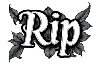 Rip tattoo design idea