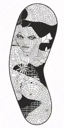 comic book tattoo design idea