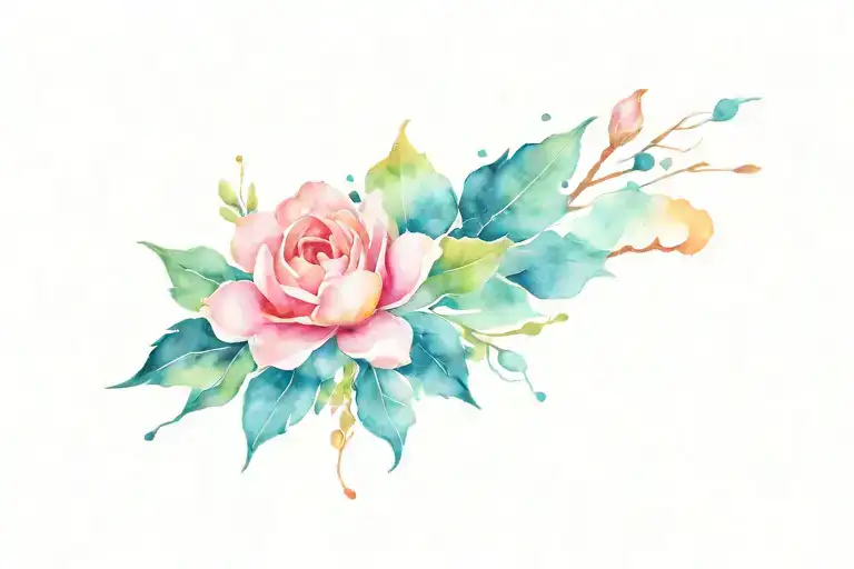 444 tattoo design idea