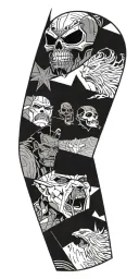 comics tattoo design idea