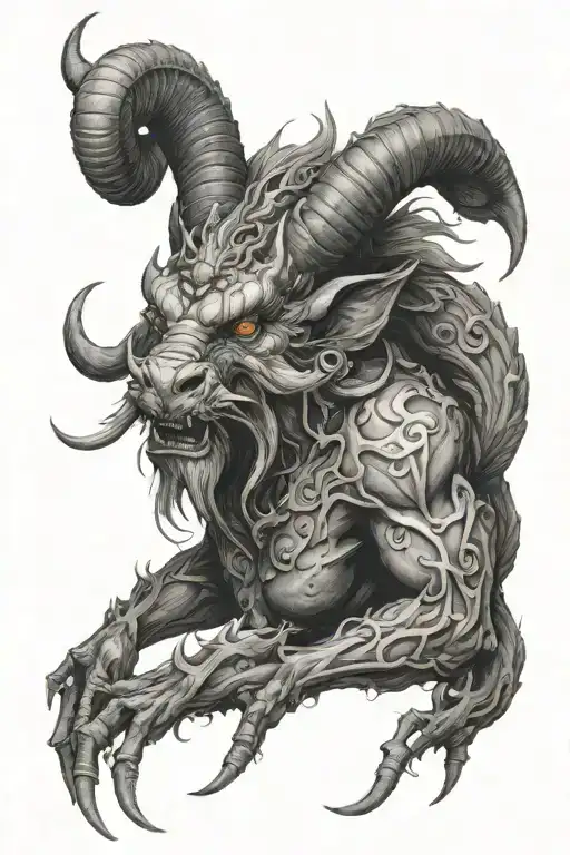 asmodeus tattoo design idea