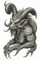 asmodeus tattoo design idea