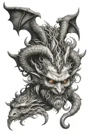 asmodeus tattoo design idea
