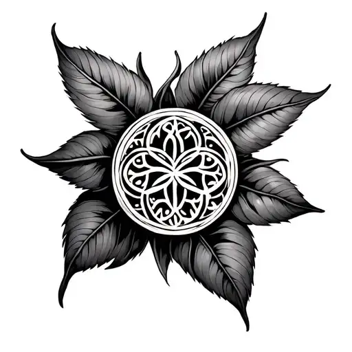 Seed Of Life tattoo design idea