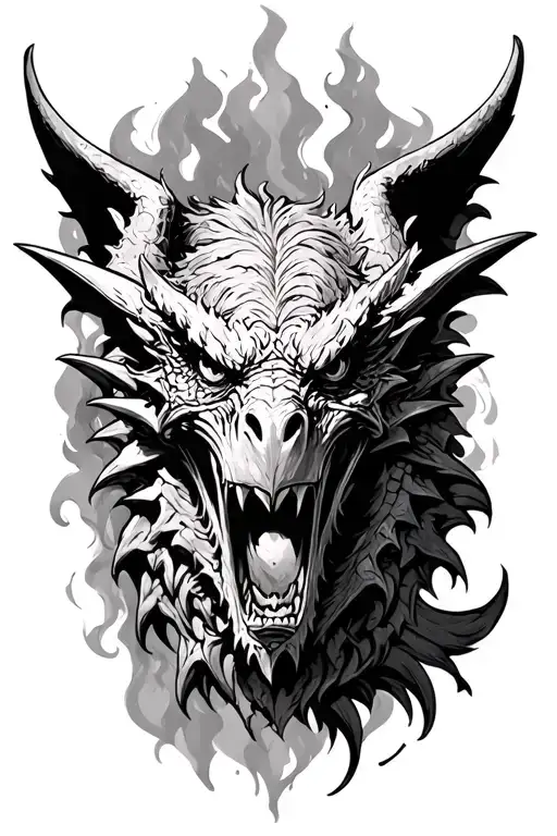 Protector Gargoyle tattoo design idea