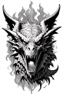 Protector Gargoyle tattoo design idea