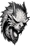 Protector Gargoyle tattoo design idea