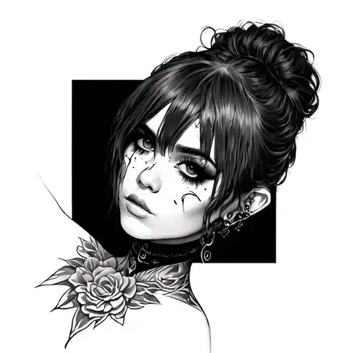 Femboy tattoo design idea