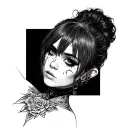 Femboy tattoo design idea