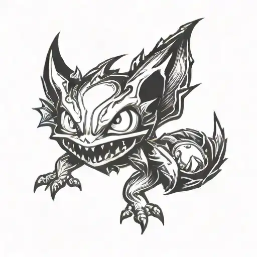 haunter pokemon tattoo design idea