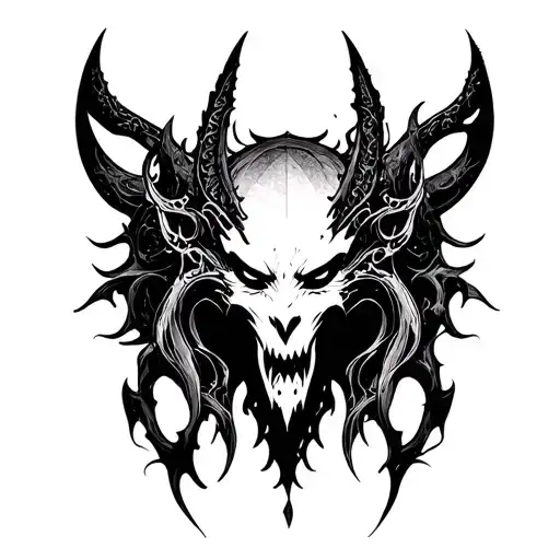 BELIAL tattoo design idea