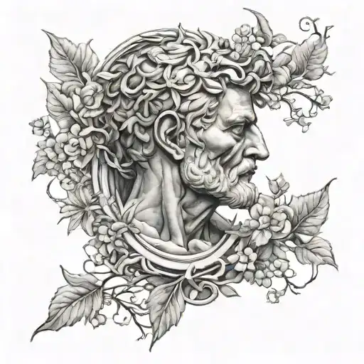 stoicism growth pain tattoo design idea