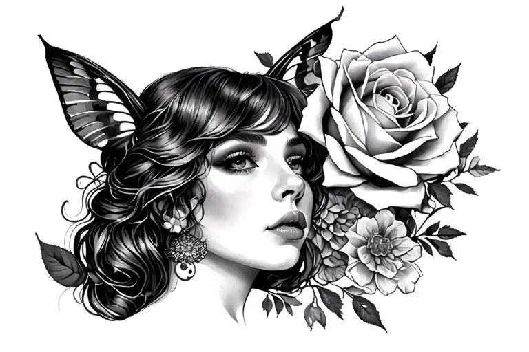 Millie rose Glenn- born 22nd sept 2015 tattoo design idea