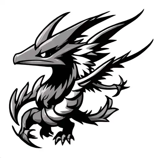 Blaziken old school tattoo tattoo design idea