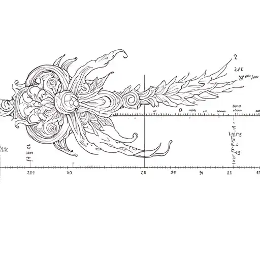 2. Half-Sleeve Timeline TattooA visual story running from your upper arm (past) to forearm (future).Shoulder area (R tattoo design idea