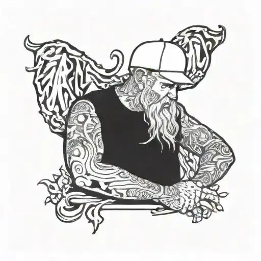 fred durst eat you alive tattoo design idea