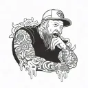 fred durst eat you alive tattoo design idea
