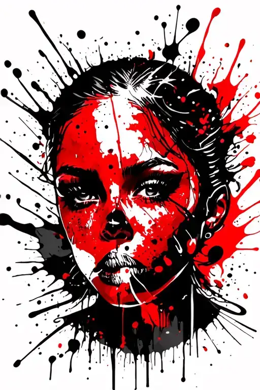 positive energy tattoo design idea