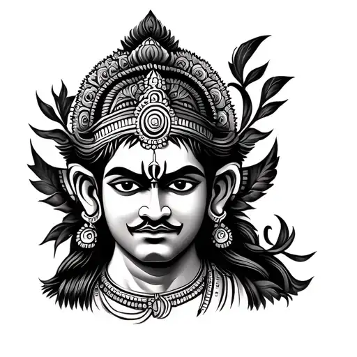 Hanuman ji small tattoo design idea