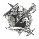 The Walking Dead, Mortal Kombat, Hunger Games, Skyrim  tattoo design idea