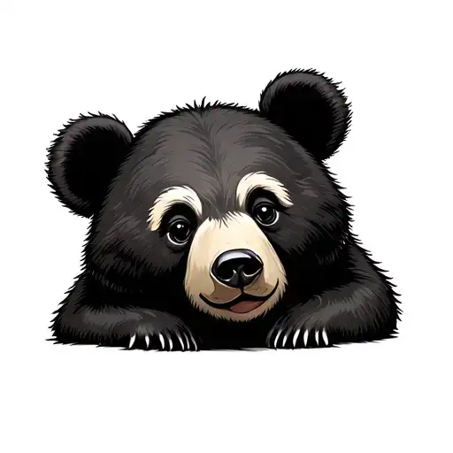 Mama Bear Baby Bear tattoo design idea