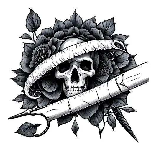 Mast tattoo design idea