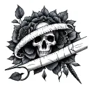 Mast tattoo design idea