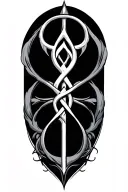 bind runes tattoo design idea