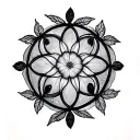 Rose Window tattoo design idea