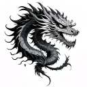 yakuza dragon back tattoo tattoo design idea