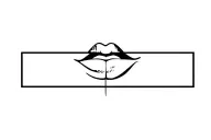 lips tattoo design idea