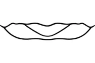 lips tattoo design idea