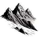 3 Peaks tattoo design idea