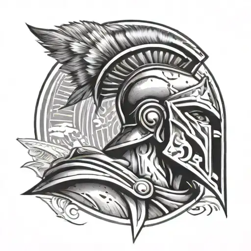 spartan 300 movie tattoo design idea