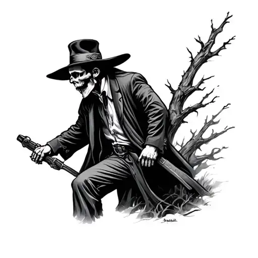 Dead Man Walking tattoo design idea