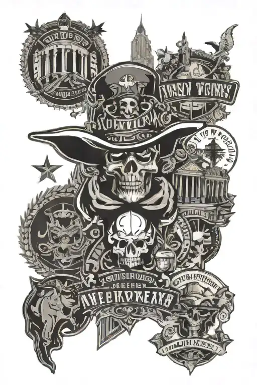 new orleans and houston and dallas and austin texas pro teams tattoo design idea