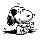 Snoopy tattoo design idea
