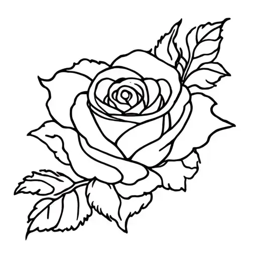 grateful dead rose tattoo design idea