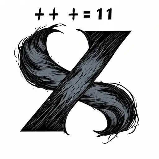 1+1=11 tattoo design idea