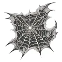 Spider web tattoo tattoo design idea