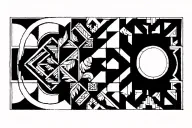 graveyard tattoo design idea