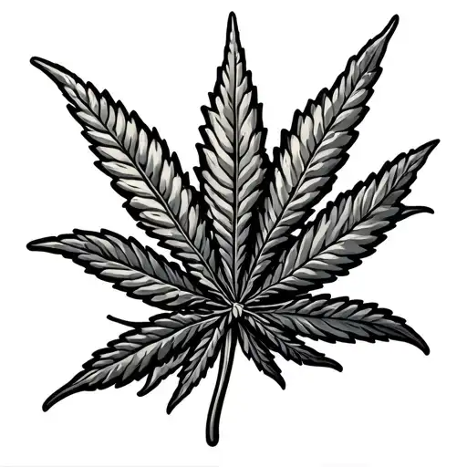  420 weed joint tattoo design idea
