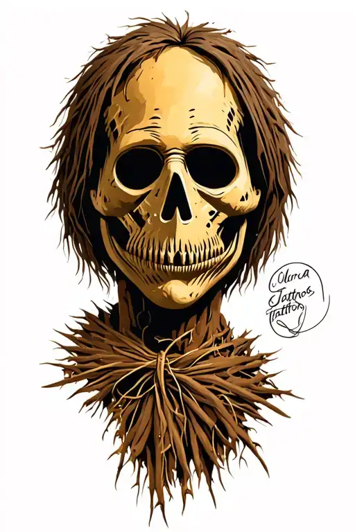 scarecrow tattoo design idea