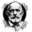 grandfather  tattoo design idea