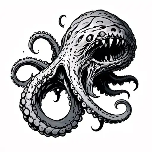 Tentacle Metal Gear Solid tattoo design idea