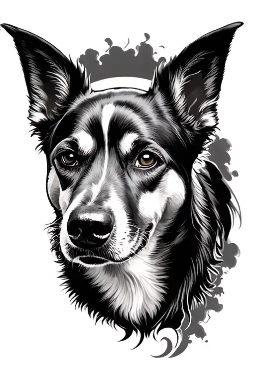 dog memorial tattoo tattoo design idea
