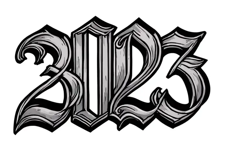 roman numerals for may 30th 2023 tattoo design idea
