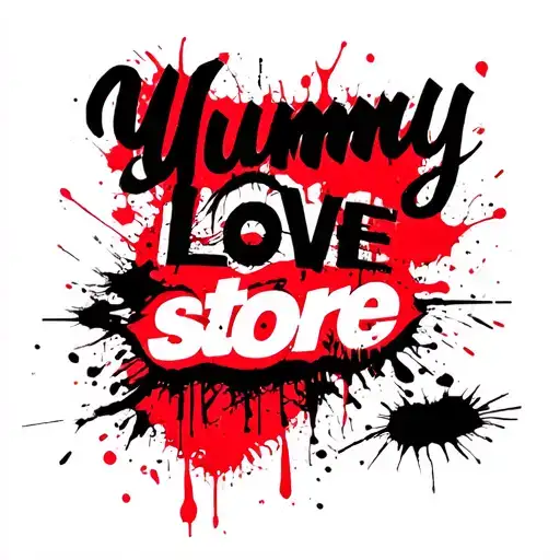 "yummy love store" secret sexy woman tattoo design idea